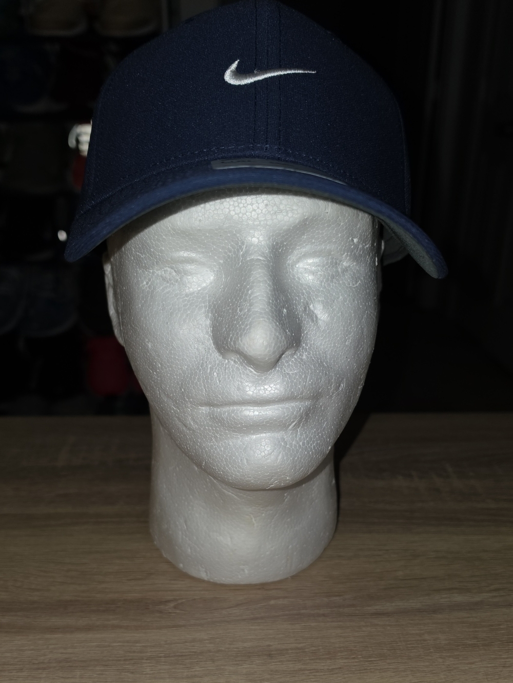 Nike Navy Baseball Cap with White Swoosh